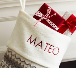 Mickey Mouse Faire Isle Stockings