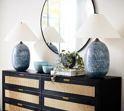 Neve Cane 6-Drawer Dresser