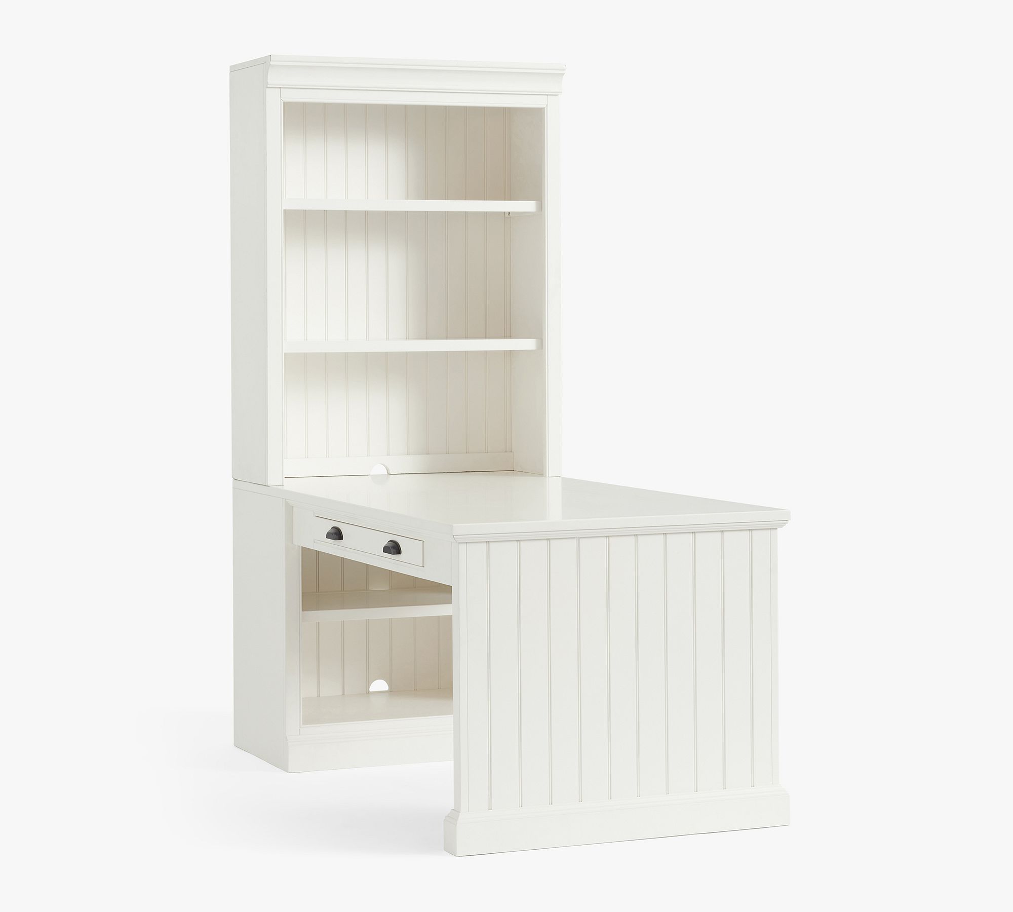 Aubrey Peninsula Desk with Storage (68")