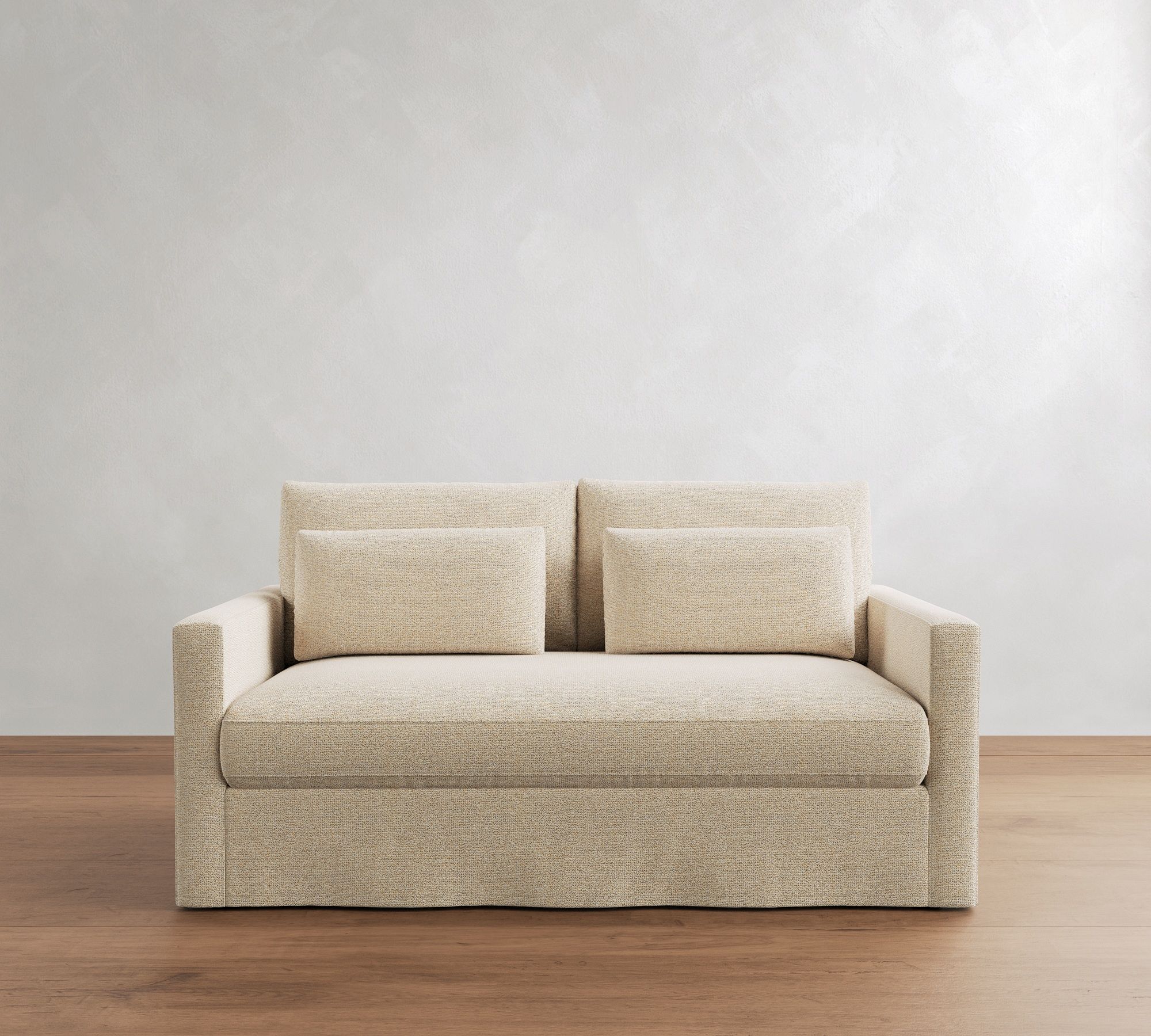 Westwood Slim Arm Deep Seat Slipcovered Sleeper Sofa (53"&ndash;84")