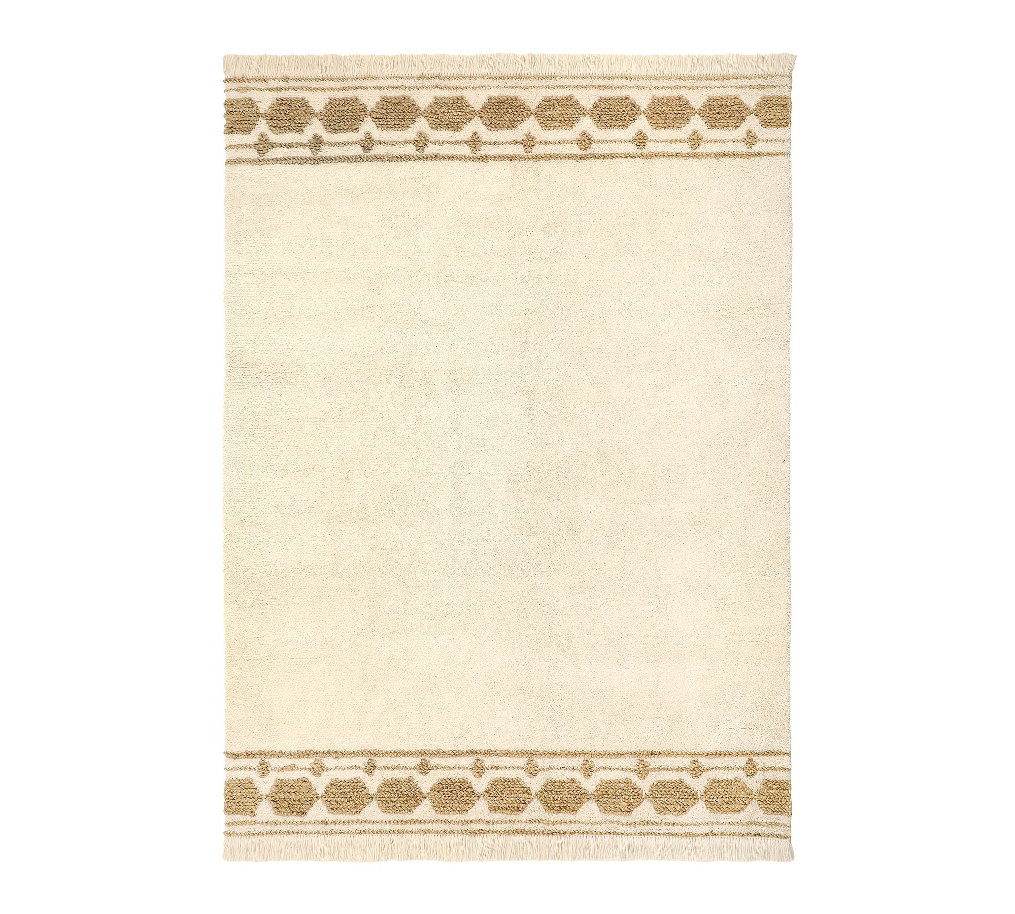 Delray Wool Jute Border Rug - thumbnail 2