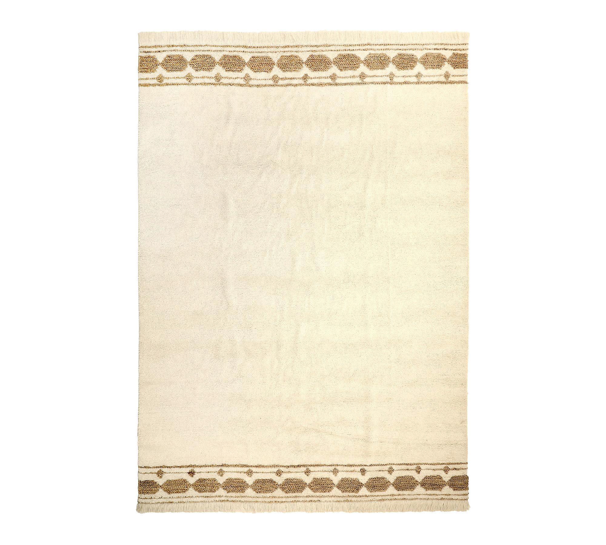 Delray Wool Jute Border Rug