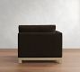 Build Your Own Jake Leather Seadrift Wood Base Sectional
