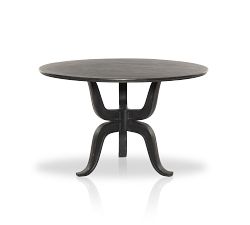 Cedric Metal Round Outdoor Dining Table (49")