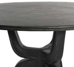 Cedric Metal Round Outdoor Dining Table (49")