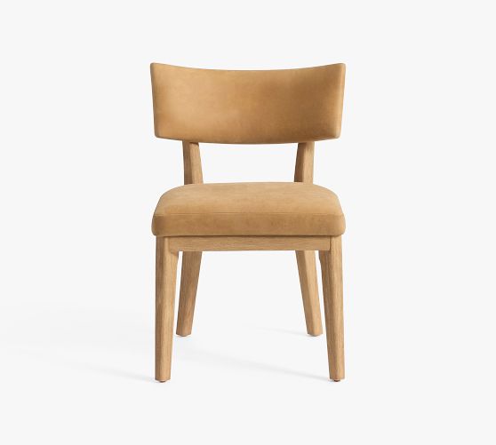 Jasmine Leather Dining Chair by Pottery Barn