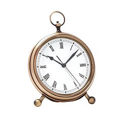 Open Box: Pocket Watch Clock, Medium - Brass