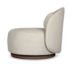 Sherry Outdoor Upholstered Swivel Chair