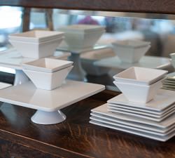 BIA Square Porcelain Bowls - Set of 4