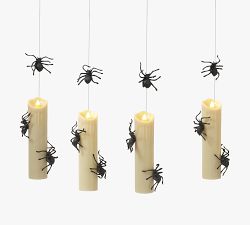 Hanging Spider LED String Lights - Set Of 4