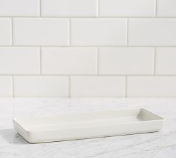Open Box: Mason Glazed Stoneware Tray - Ivory