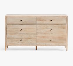 Open Box: Rylee 6-Drawer Dresser (60") - White Wash