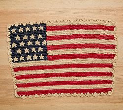 Americana Handwoven Placemat, Set of 4