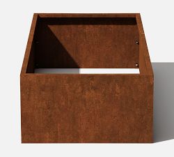 Corten Steel Garden Bed Planters - 24"