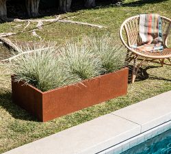 Corten Steel Garden Bed Planters - 24"