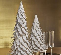 Artisan-Crafted Gilded Decorative Leaf Tree