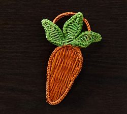 Carrot Napkin Rings - Set of 4