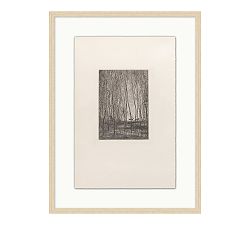 Running Through the Forest Framed Print