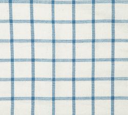 Windowpane Block Print Cotton Napkins - Set of 4
