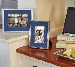 Leather Frames with Metal Border