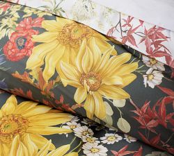 Laurel Reversible Percale Duvet Cover