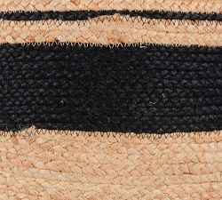 Sacha Handwoven Outdoor Jute Pouf