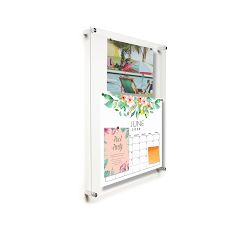 Acrylic Floating Single Panel Gallery Frames with Magnets