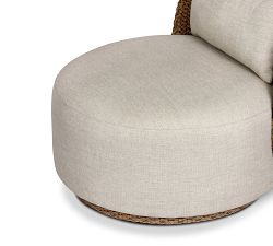 Sherry Outdoor Woven Swivel Chair
