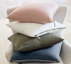 Sunwashed Twill Pillow Cover