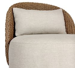 Sherry Outdoor Woven Swivel Chair