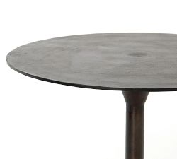 Collier Metal Round Bar Height Outdoor Dining Table (32")