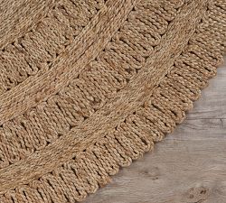 Kalev Jute Round Rug