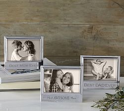 Mom &amp; Dad Signature Metal Picture Frames
