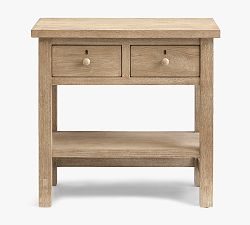 Open Box: Farmhouse 2-Drawer Nightstand (28.5") - Seadrift