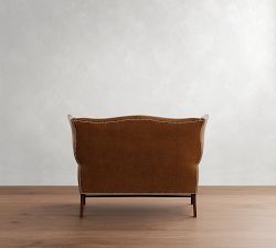 Thatcher Leather Settee (59")