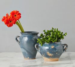 Found Terracotta Amphora with Rim