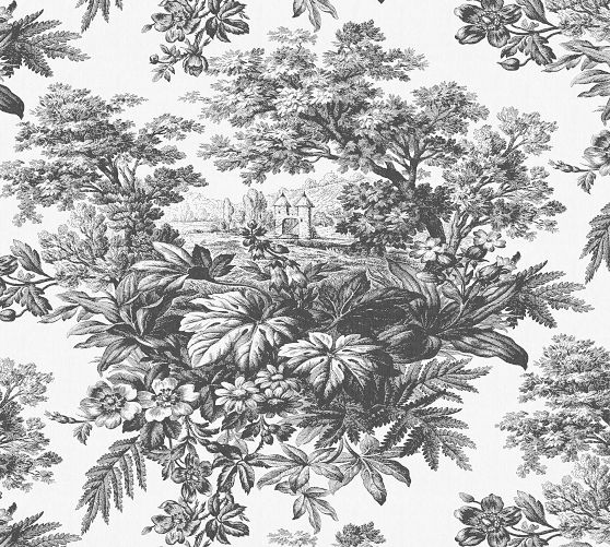 Matine Toile Wallpaper Sample - Thumbnail 4