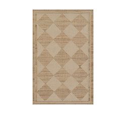 Open Box: Erin Gates By Momeni Handwoven Orchard Diamond Wool Rug, 5' x 8' - Ivory