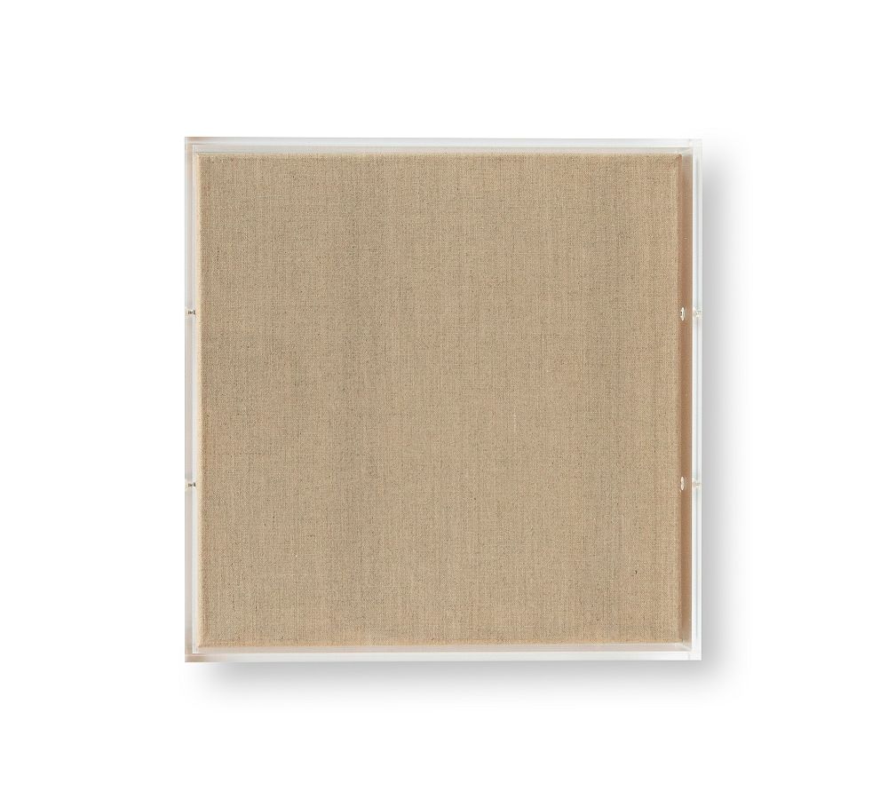 Acrylic Floating Shadow Box Gallery Frames - Beige, 12x12