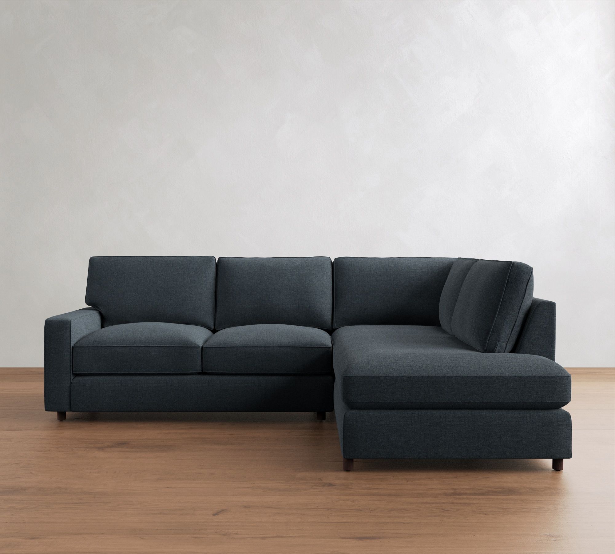PB Comfort Square Arm Return Bumper Sectional (121")