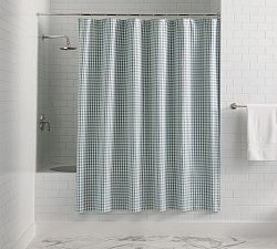 Blaine Check Shower Curtain