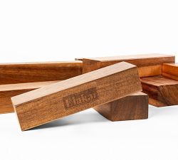 Oversized Acacia Wood Tumbling Tower