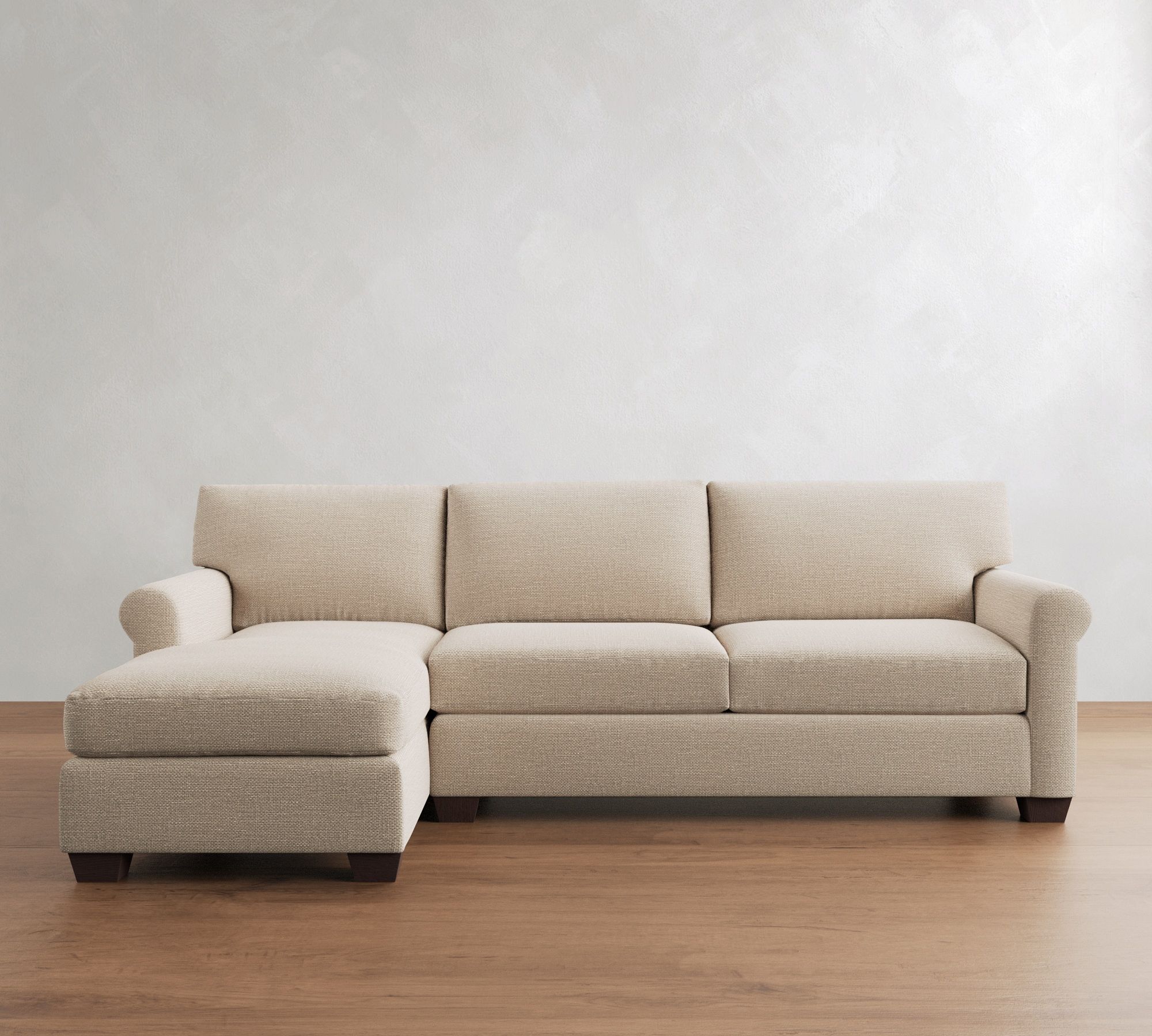 York Roll Arm Chaise Sleeper Sectional (119") - thumbnail 8