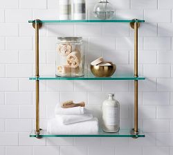 Linden Triple Glass Shelf (24")