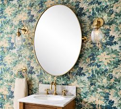 Everly Ribbed Glass Sconce (10")