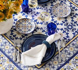 Lisbon Stoneware Appetizer Plates - Mixed Set of 4