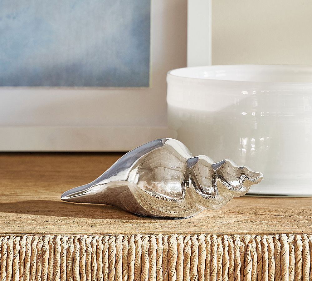 Silver Shell Object by Pottery Barn