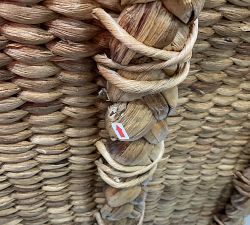 Open Box: Beachcomber Handwoven Rectangular Baskets, Oversized 29"W x 29"H - Natural