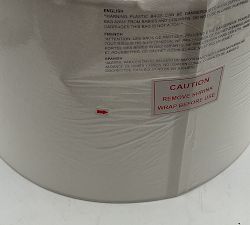 Open Box: Gallery Linen Tapered Drum Shade, Large 17" - White