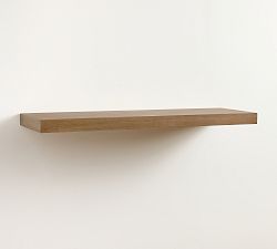 Open Box: Brighton Floating Wood Shelf (48" x 14") - Gray Wash
